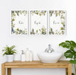 Bathroom Art Wall | Set of 3 wall art prints