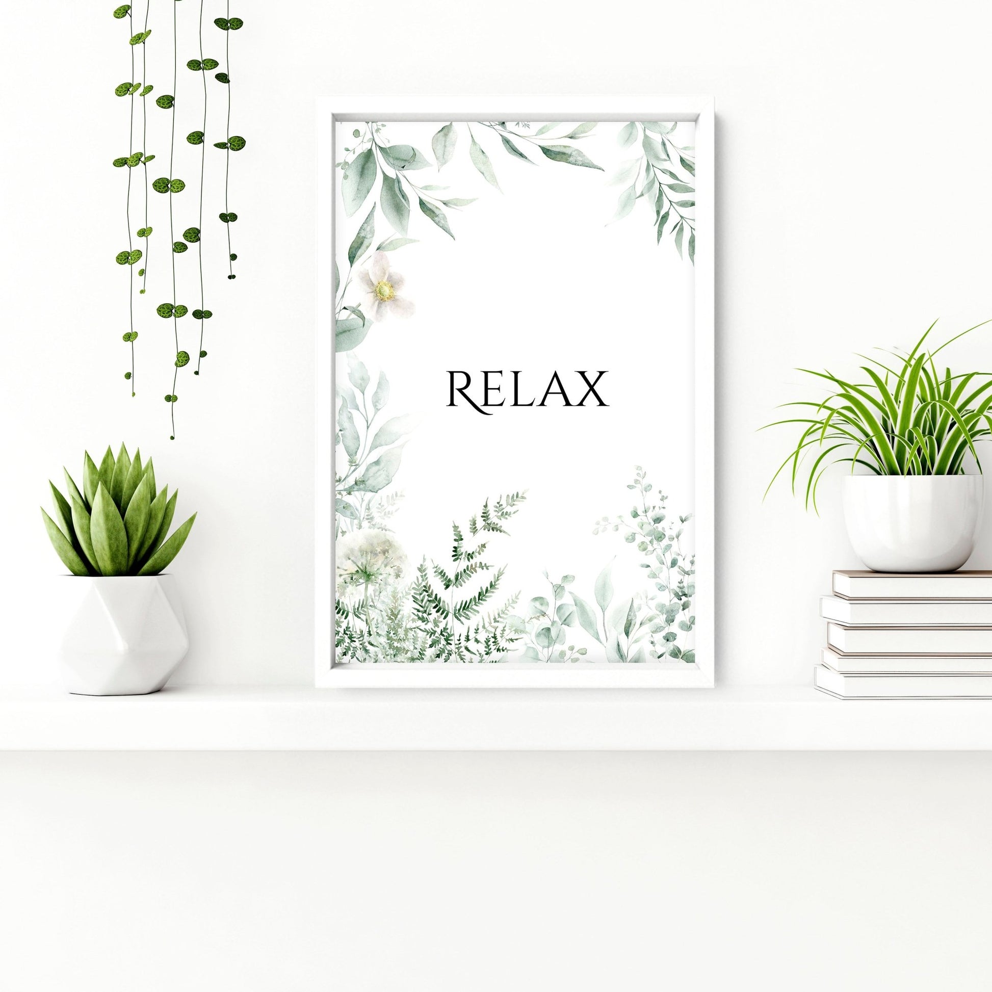 Bathroom Decor Green | Set of 3 wall art prints