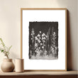 Bathroom Decor Sets Dark Botanical Wildflower & Blossom wall art — piece 1 of 3 in the set