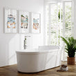 Bathroom Painting Coastal Mediterranean Watercolour 