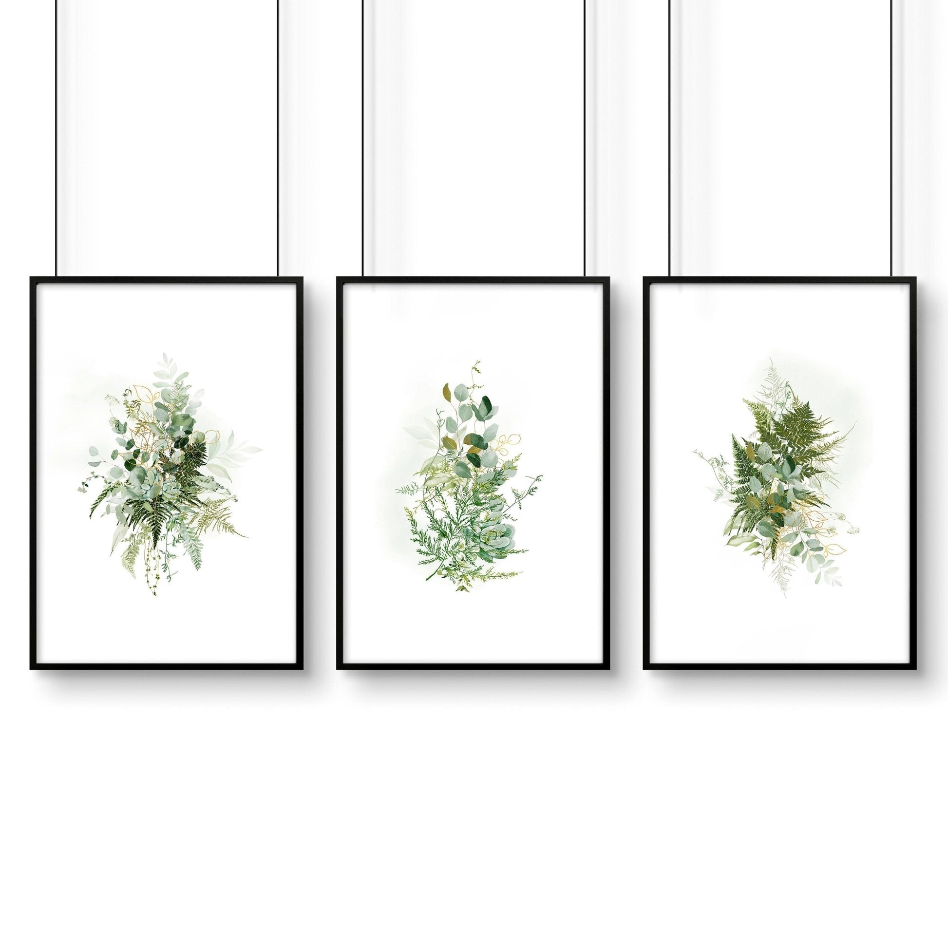 Wall art for a bathroom | Set of 3 art prints