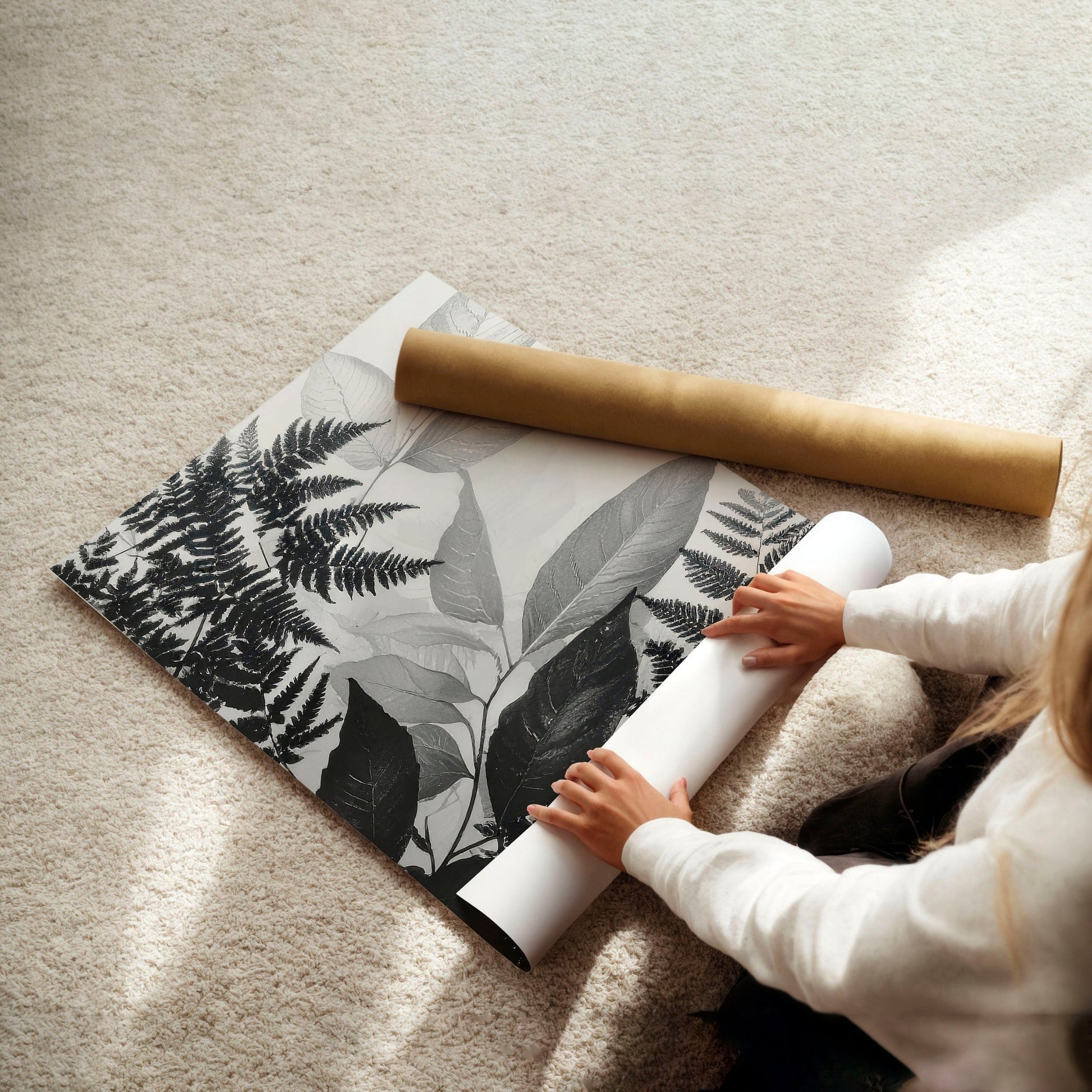 Bathroom Wall Prints | Set of 3 Botanical Wall art Prints