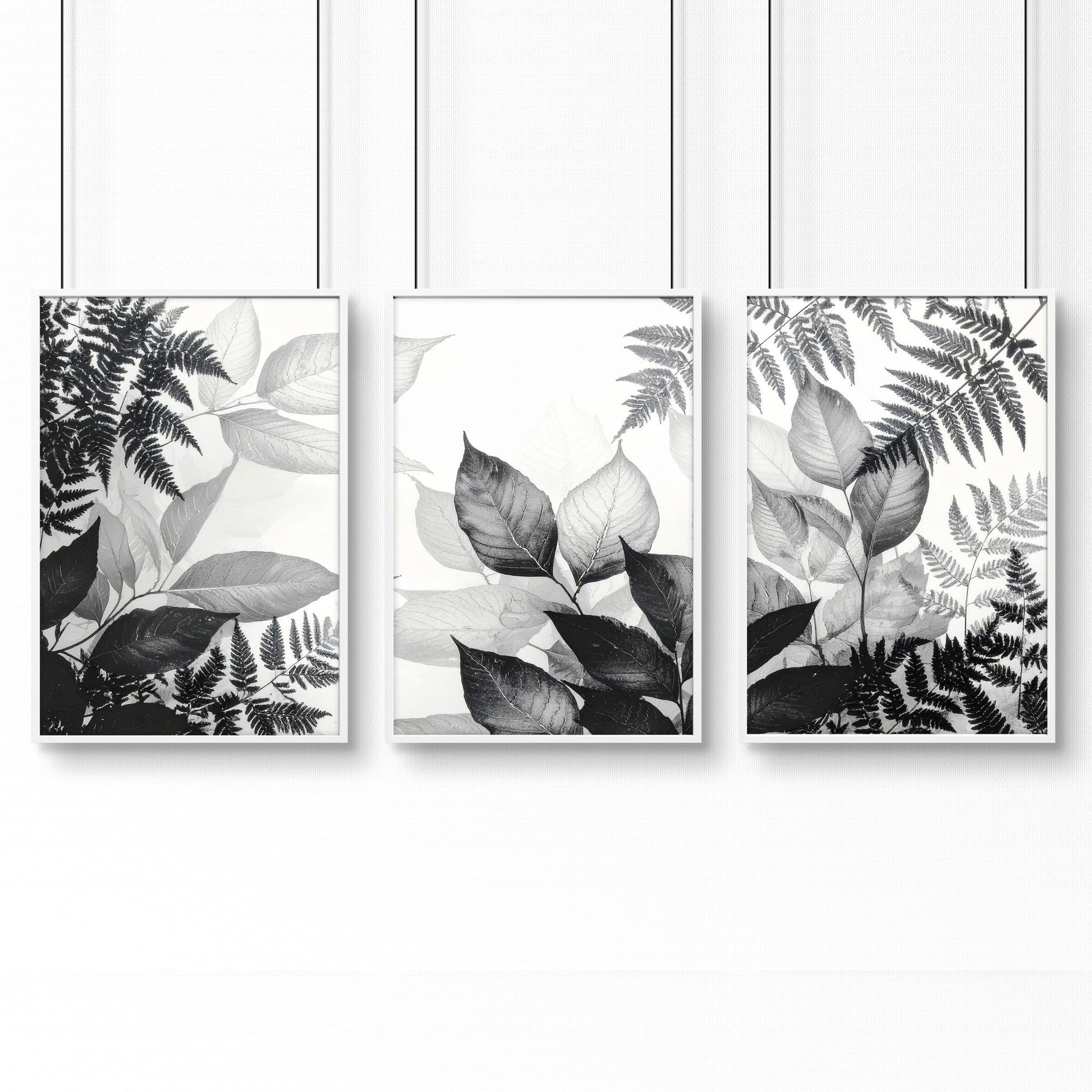 Bathroom Wall Prints | Set of 3 Botanical Wall art Prints