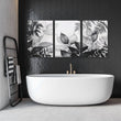 Bathroom Wall Prints | Set of 3 Botanical Wall art Prints
