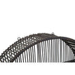 Batu Large Black Rattan Wall Shelf