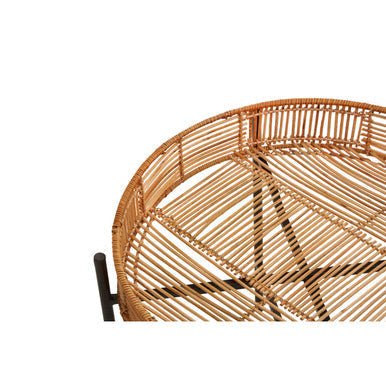 Batu Set of 2 Natural Rattan Side Tables