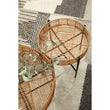 Batu Set of 2 Natural Rattan Side Tables