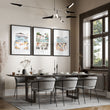 Beach Art Coastal Mediterranean Dining Watercolour wall art | 
