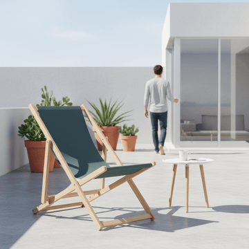 Beauport Khaki Deck Chair