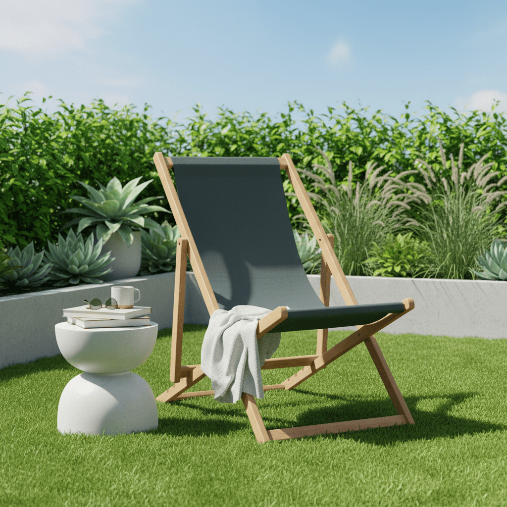 Beauport Khaki Deck Chair