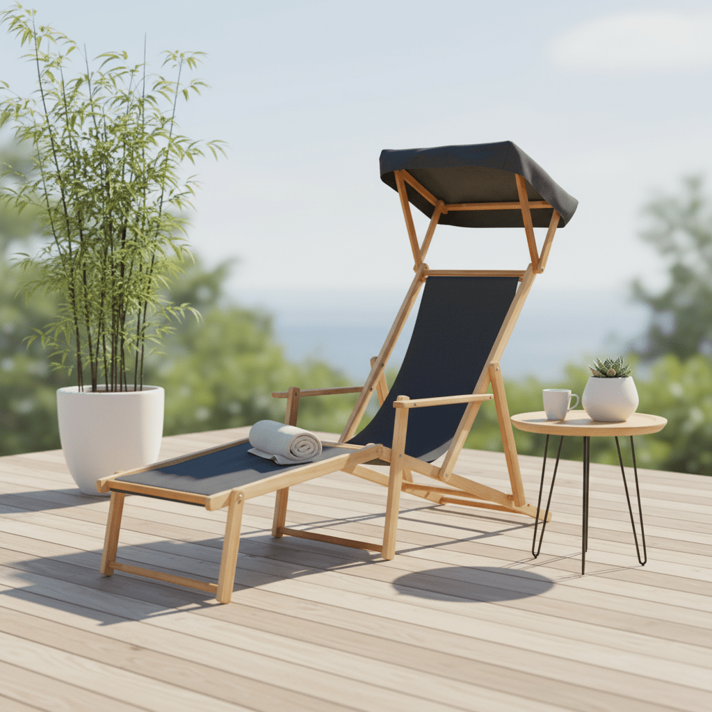 Beauport Khaki Lounger