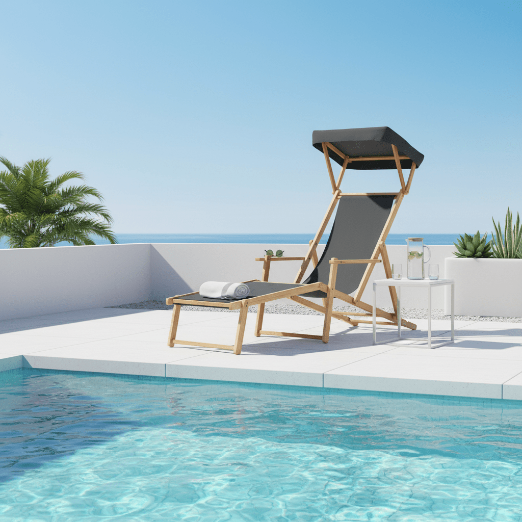 Beauport Khaki Lounger