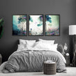 Bedroom Art Wall | Set of 3 wall art prints