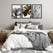 Bedroom Art Work | Set of 3 African Wildlife Wall art Prints