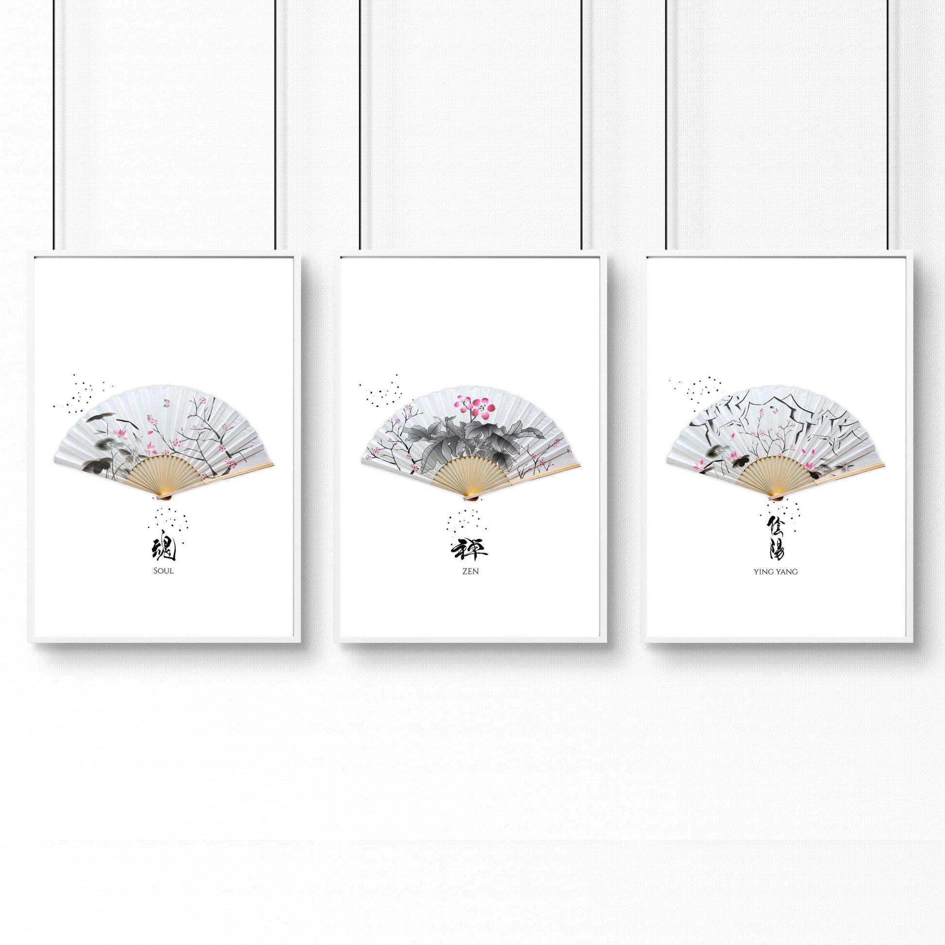 Bedroom Framed Prints | Set of 3 wall art prints