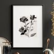 Bedroom Pictures Rustic Botanical Beige & Grey Floral wall art — piece 1 of 3 in the set