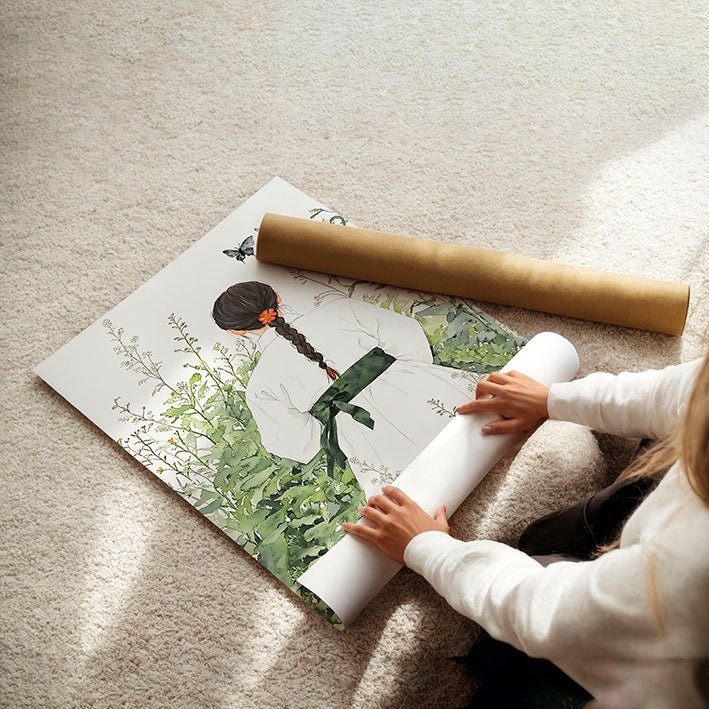 Bedroom Wall Art Decor | Set of 3 Boho Women Wall art Prints