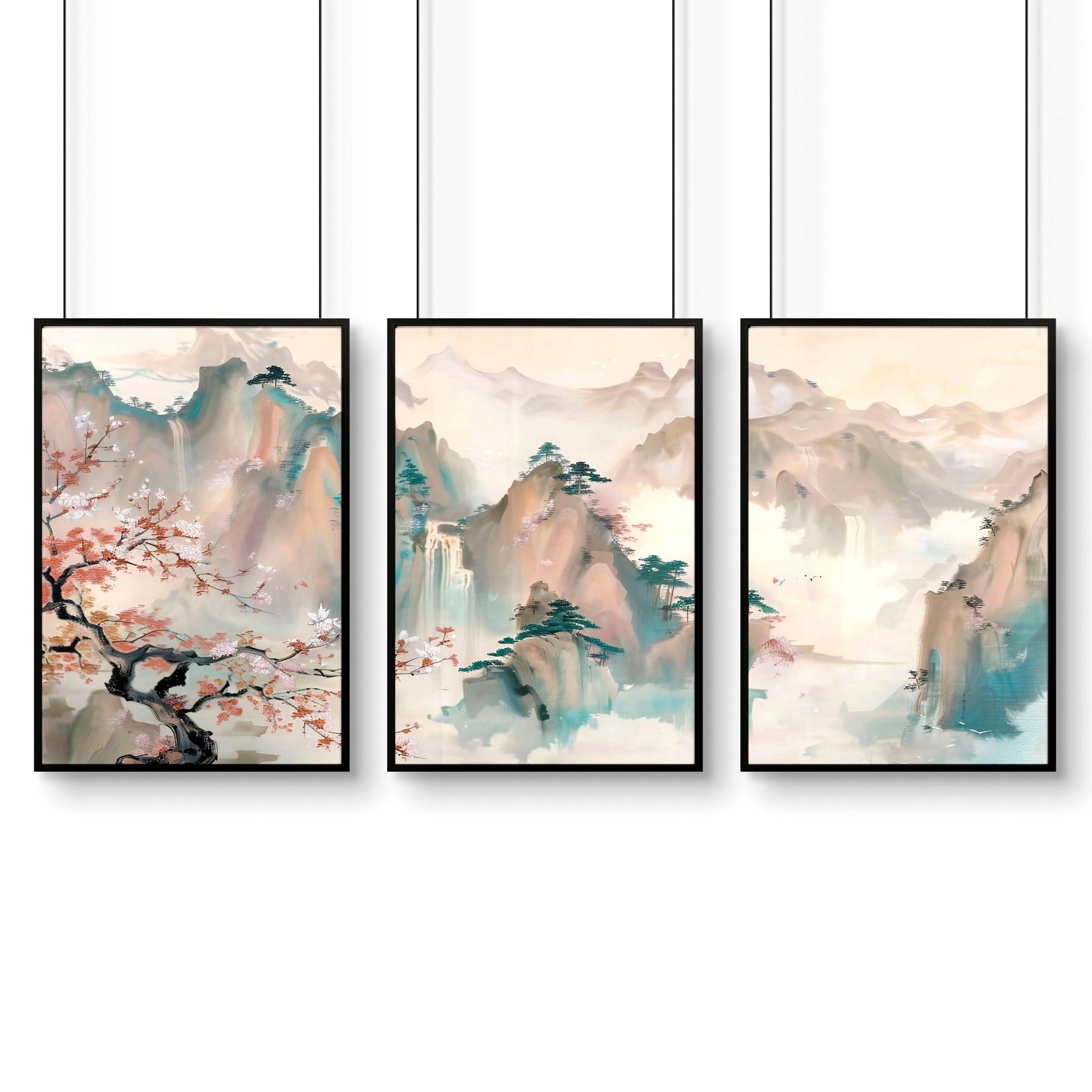 Bedroom Wall Artwork | Set of 3 wall art prints