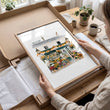 Bedroom Wall Frames London Travel Art | 