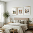 Bedroom Wall Frames London Travel Art | 