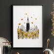 Bedroom Wall Picture Frames New York City Autumn Travel wall art | 