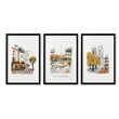 Bedroom Wall Pictures Parisian Autumn Travel Art 