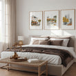 Bedroom Wall Pictures Parisian Autumn Travel Art 