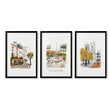 Bedroom Wall Pictures Parisian Autumn Travel Art 