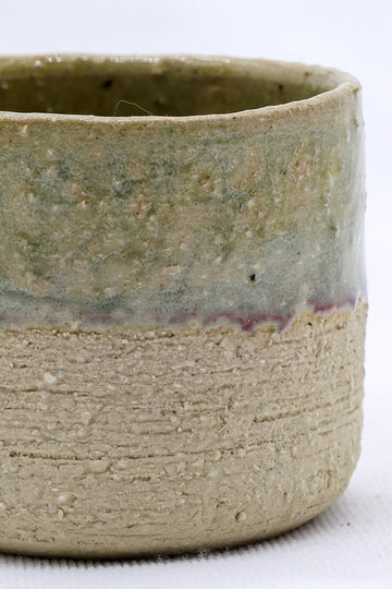 Beige Picollo Handmade Ceramic Milled Stoneware Espresso Mug