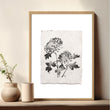 Beige Wall Art Botanical Pressed Flower & Leaf wall art — piece 1 of 3 in the set