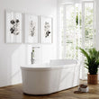 Beige Wall Art Botanical Pressed Flower & Leaf wall art displayed on a wall in a styled room — view 9
