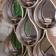 Belluri Raindrop Mirror with Candle Holders