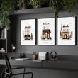 Best Office Wall Art Paris Boutique Street Scenes 