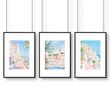 Best Wall Art For Living Room | Set of 3 Beach Decor Wall art Prints