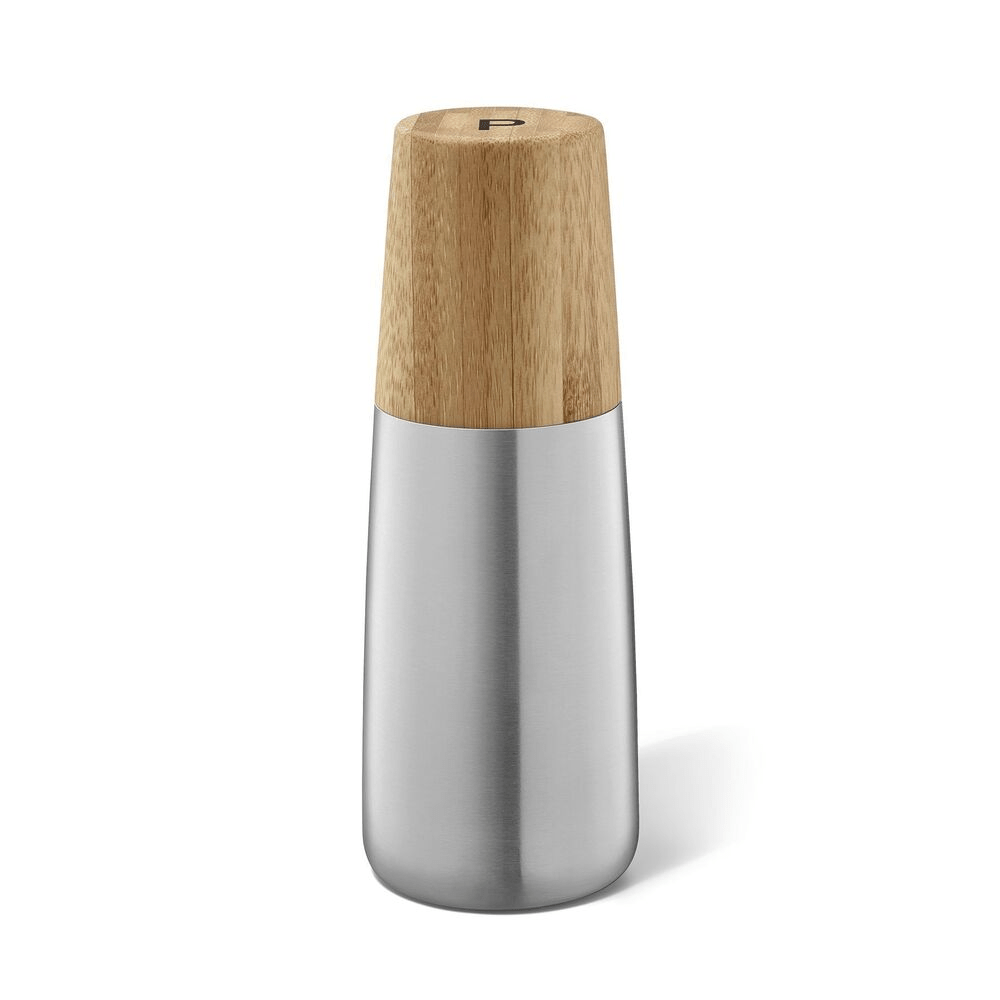 Bevo Premium Bamboo & Stainless Steel Pepper Grinder - Eco - Luxury Spice Mill