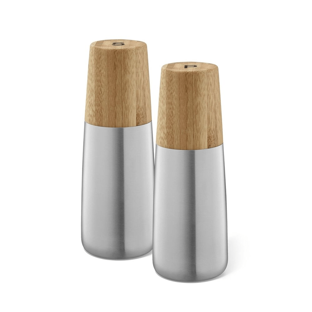 Bevo Premium Bamboo & Stainless Steel Pepper Grinder - Eco - Luxury Spice Mill