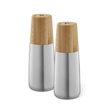 Bevo Premium Bamboo & Stainless Steel Salt Mill - Eco - Luxury Kitchen Essential