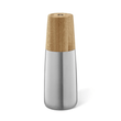 Bevo Premium Bamboo & Stainless Steel Salt Mill - Eco - Luxury Kitchen Essential