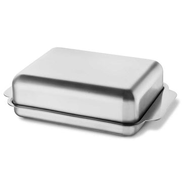 Bevo Premium Brushed Stainless Steel Butter Dish