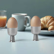 Bevo Premium Brushed Stainless Steel Egg Cup Set (2 Pieces)