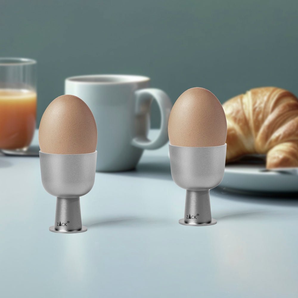 Bevo Premium Brushed Stainless Steel Egg Cup Set (2 Pieces)