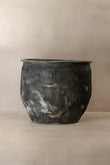 Big Old Grey Asian Pots - L014