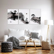 Big Painting for Living Room Japanese Ink Landscape wall art displayed on a wall in a styled room — view 14