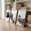 Big Painting for Living Room Japanese Ink Landscape wall art displayed on a wall in a styled room — view 3