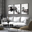 Big Painting for Living Room Japanese Ink Landscape wall art displayed on a wall in a styled room — view 4