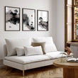 Big Painting for Living Room Japanese Ink Landscape wall art displayed on a wall in a styled room — view 6