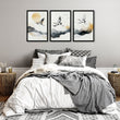 Big Wall Art For Bedroom | Set of 3 Asian Inspired Wall art Prints