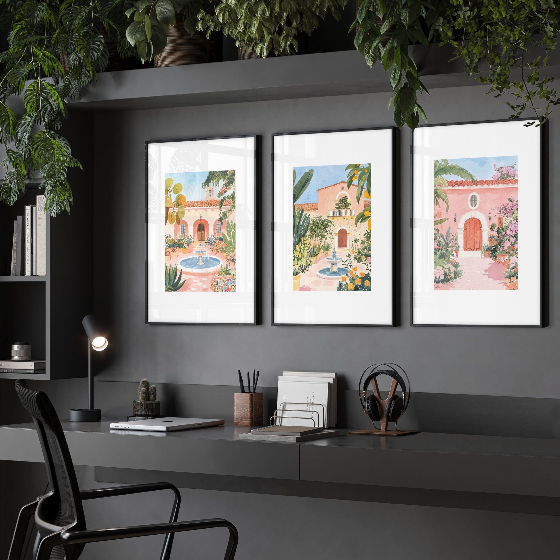 Big Wall Frames | Set of 3 Beach Decor Wall art Prints