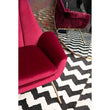Billi Wine Velvet Lounge Chair