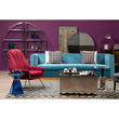 Billi Wine Velvet Lounge Chair